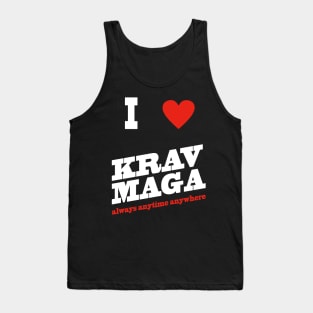 i love krav maga Tank Top